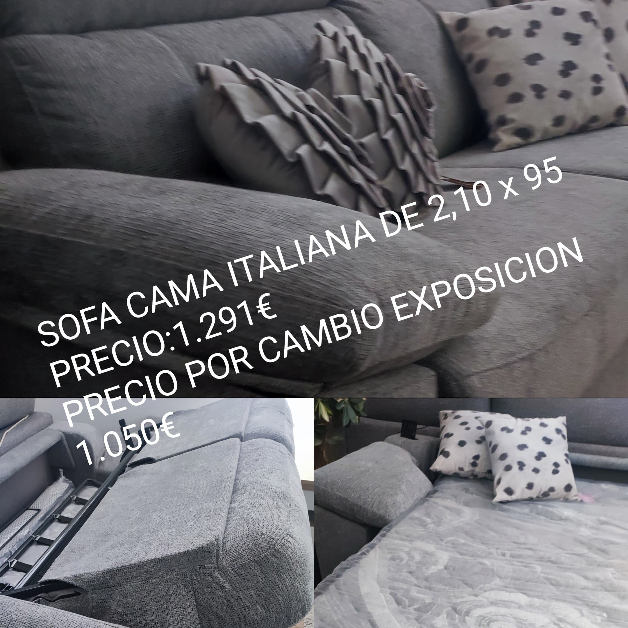 SOFA CAMA ITALIANA 140X190